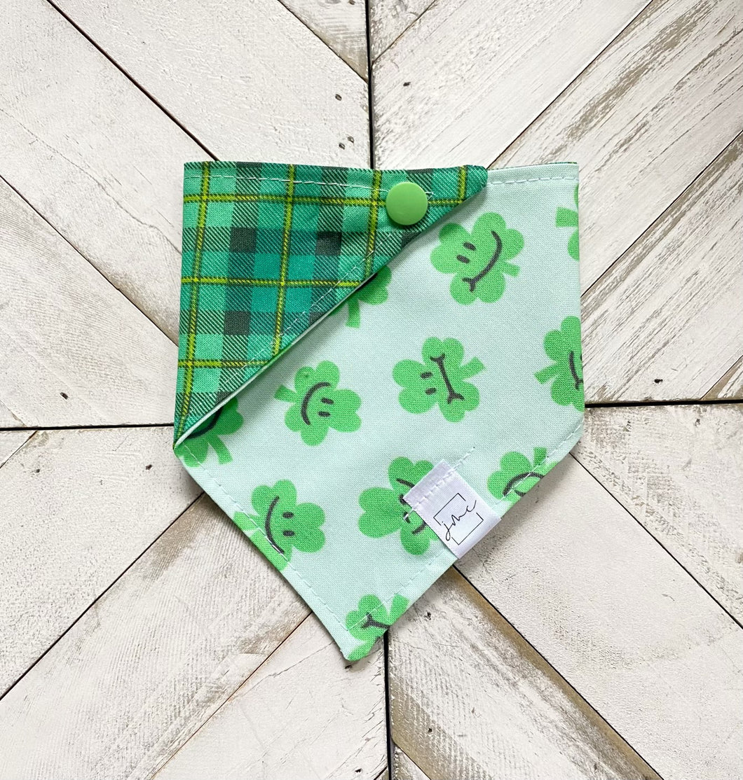 Lucky Clover Pet Bandana