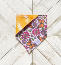 Load image into Gallery viewer, Flutters &amp; Flowers Pet Bandana
