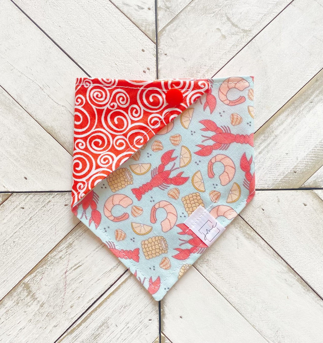 Seafood Boil Pet Bandana