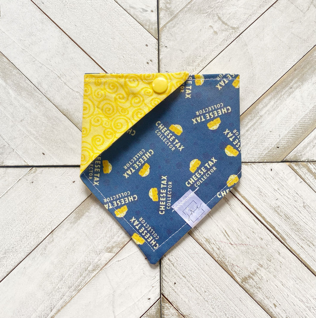 Cheese Tax Pet Bandana