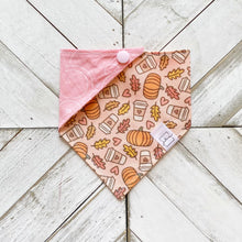 Load image into Gallery viewer, Pumpkin Spice Life Pet Bandana
