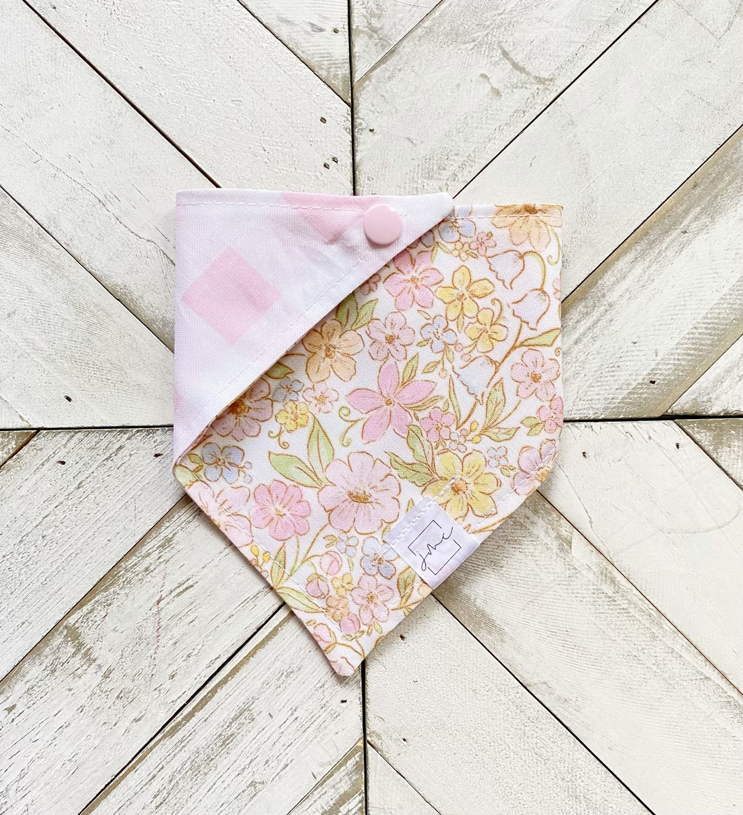 Pastel Floral Pet Bandana