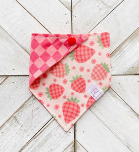 Strawberry Patch Pet Bandana