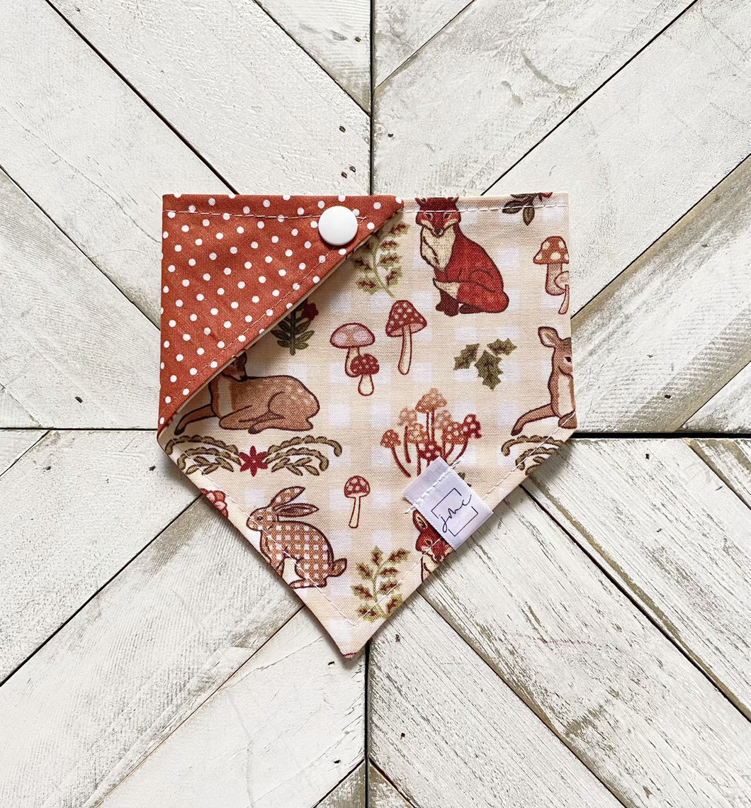 Woodland Friends Pet Bandana