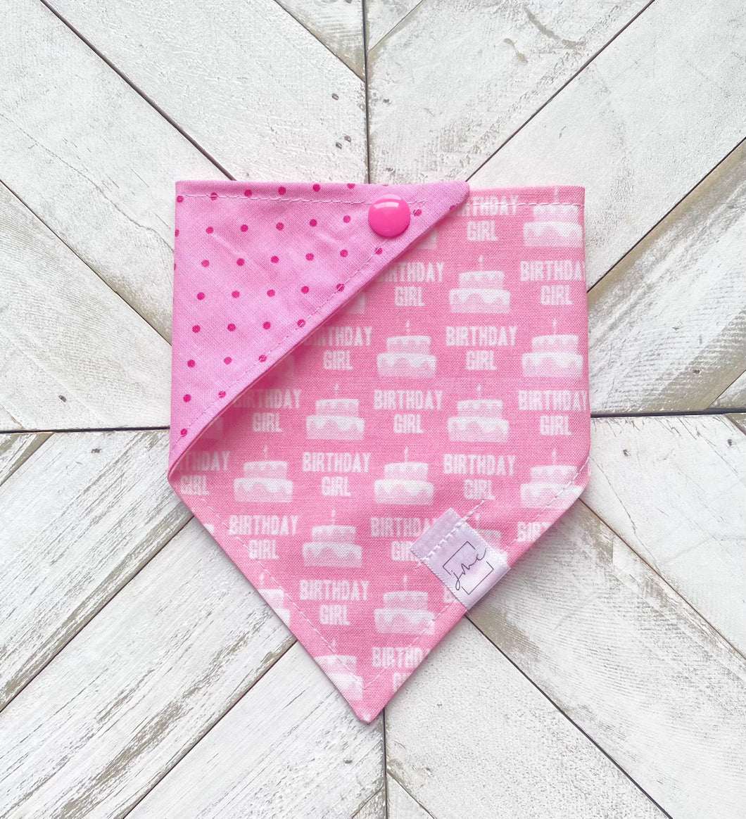 Birthday Girl Pet Bandana