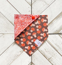 Load image into Gallery viewer, Mushroom Field Pet Bandana
