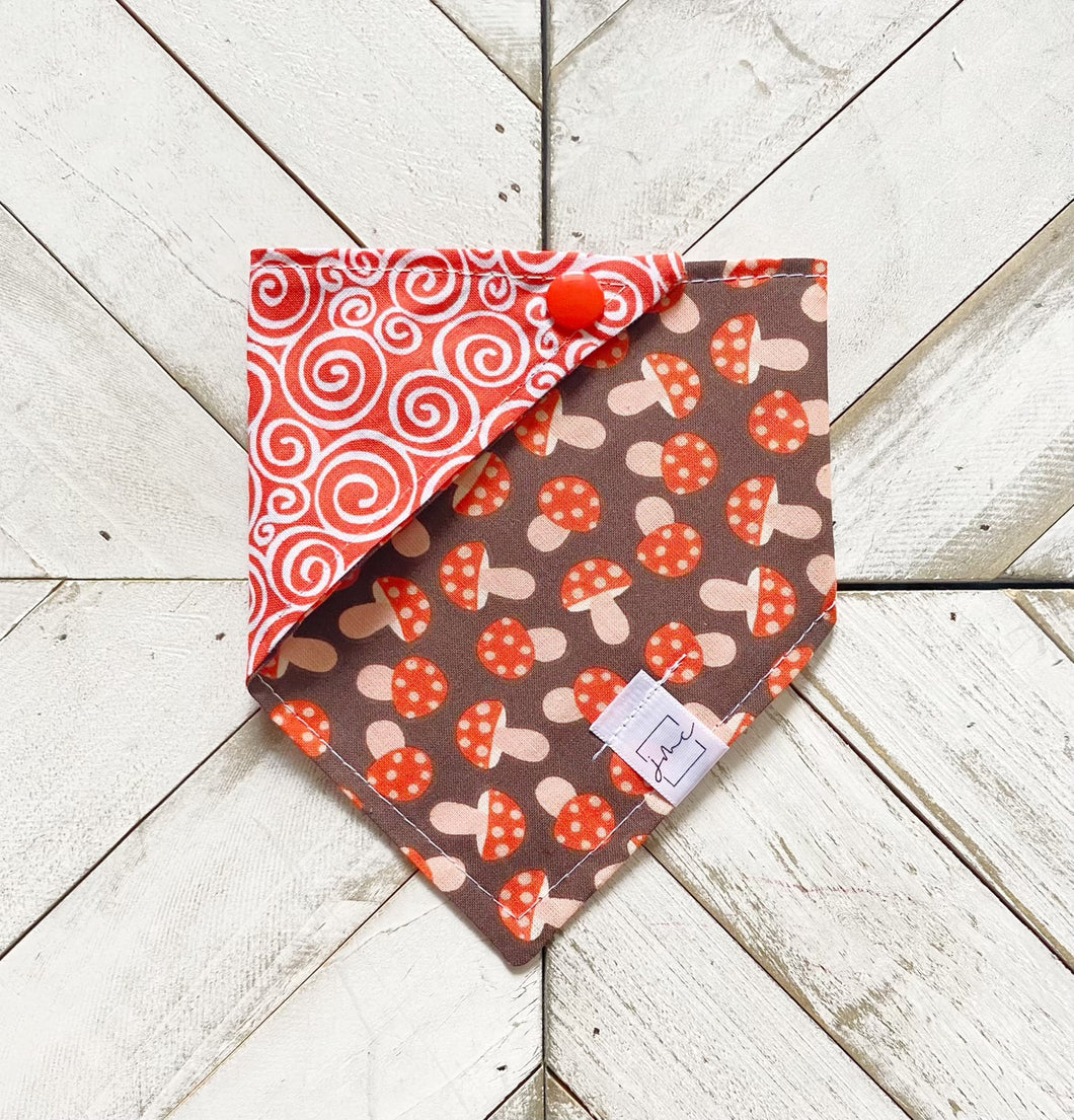 Mushroom Field Pet Bandana