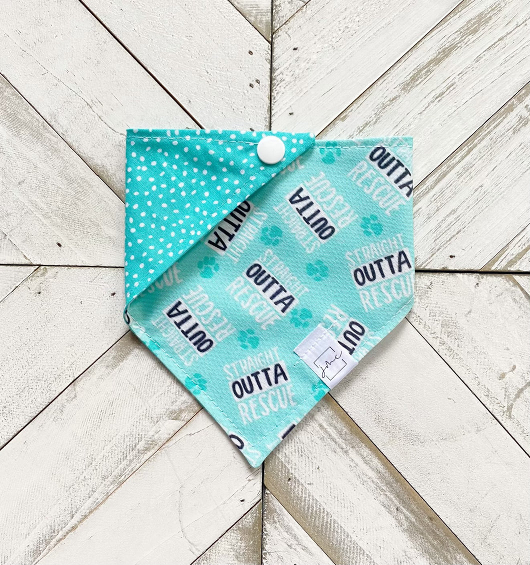 Straight Outta Rescue Pet Bandana