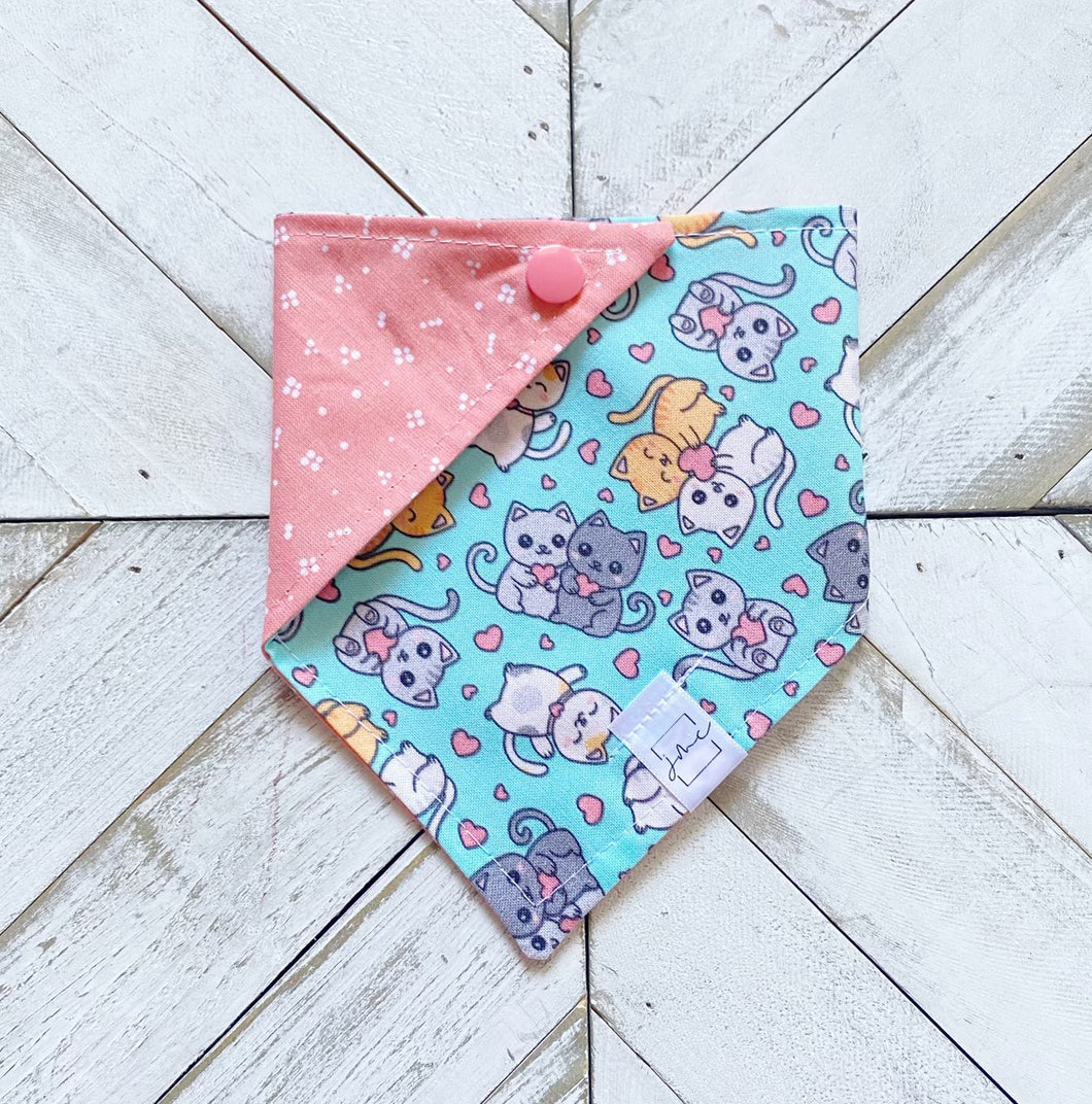 Feline Valentine Pet Bandana