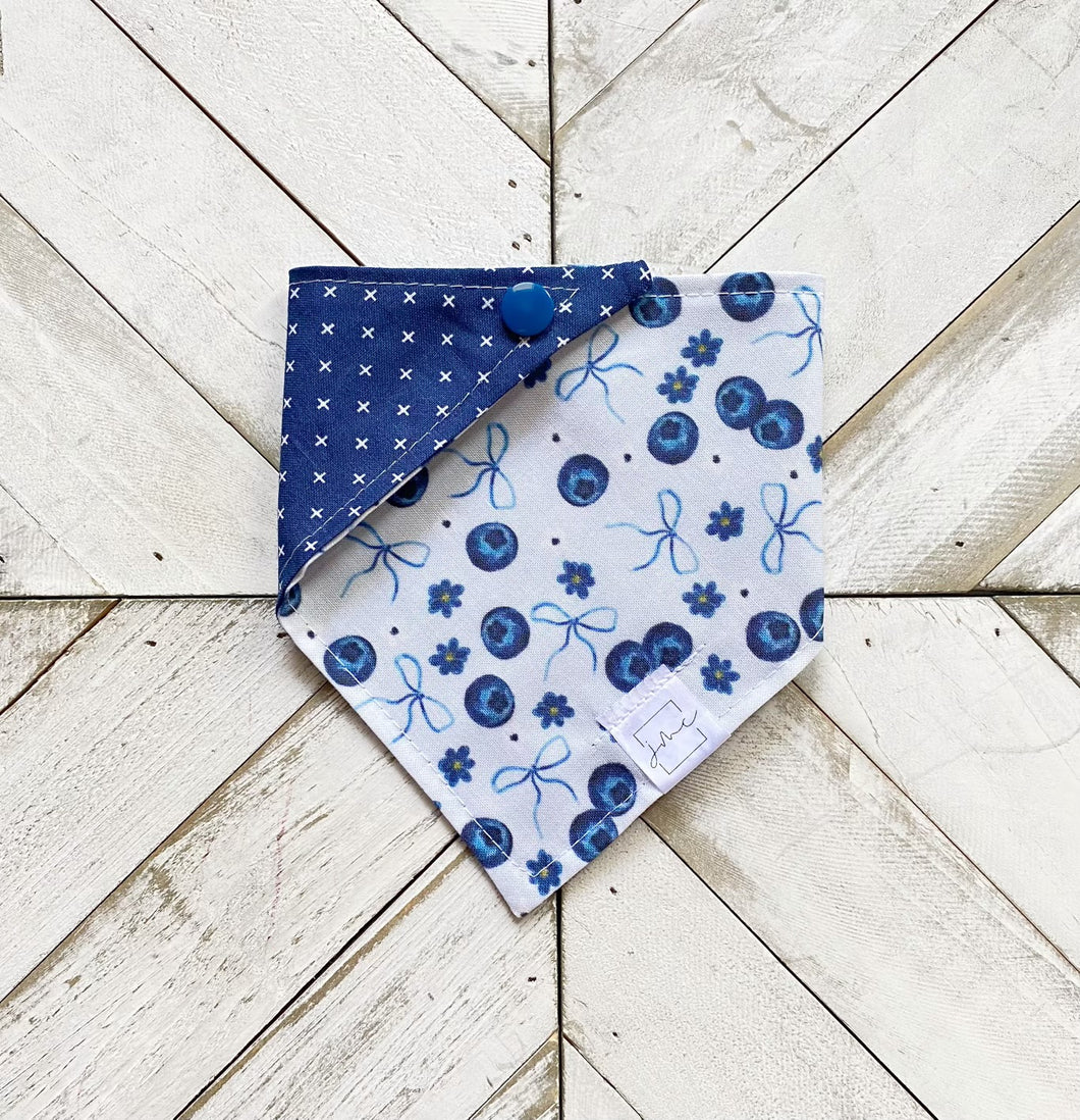 Blueberry Bliss Pet Bandana