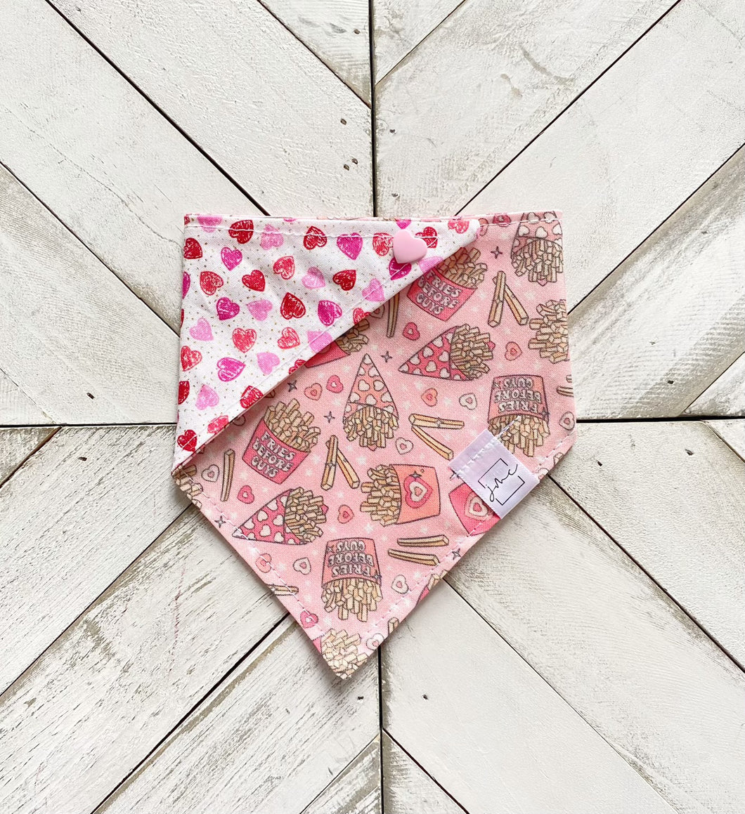 Fries Before Guys Pet Bandana