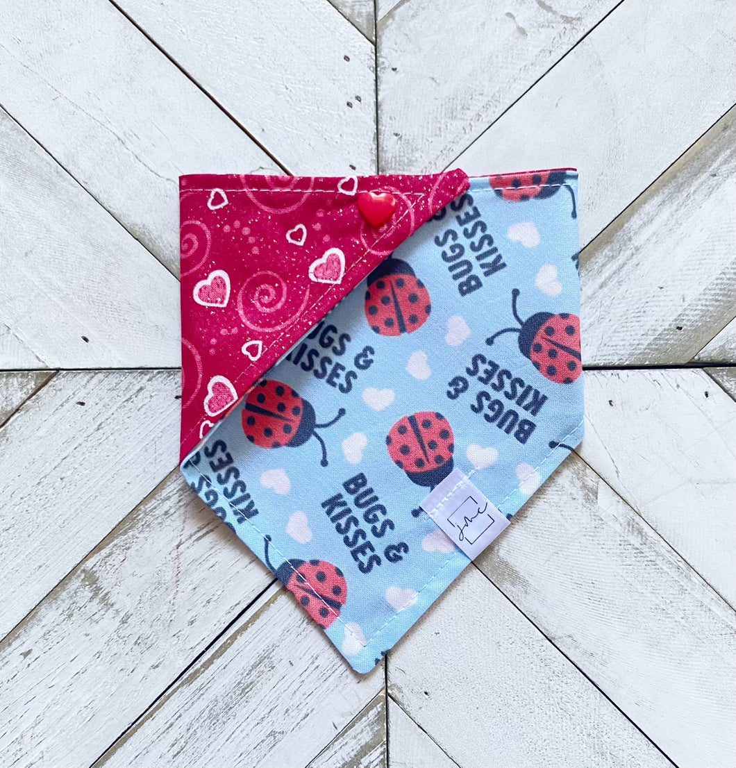 Bugs and Kisses Pet Bandana
