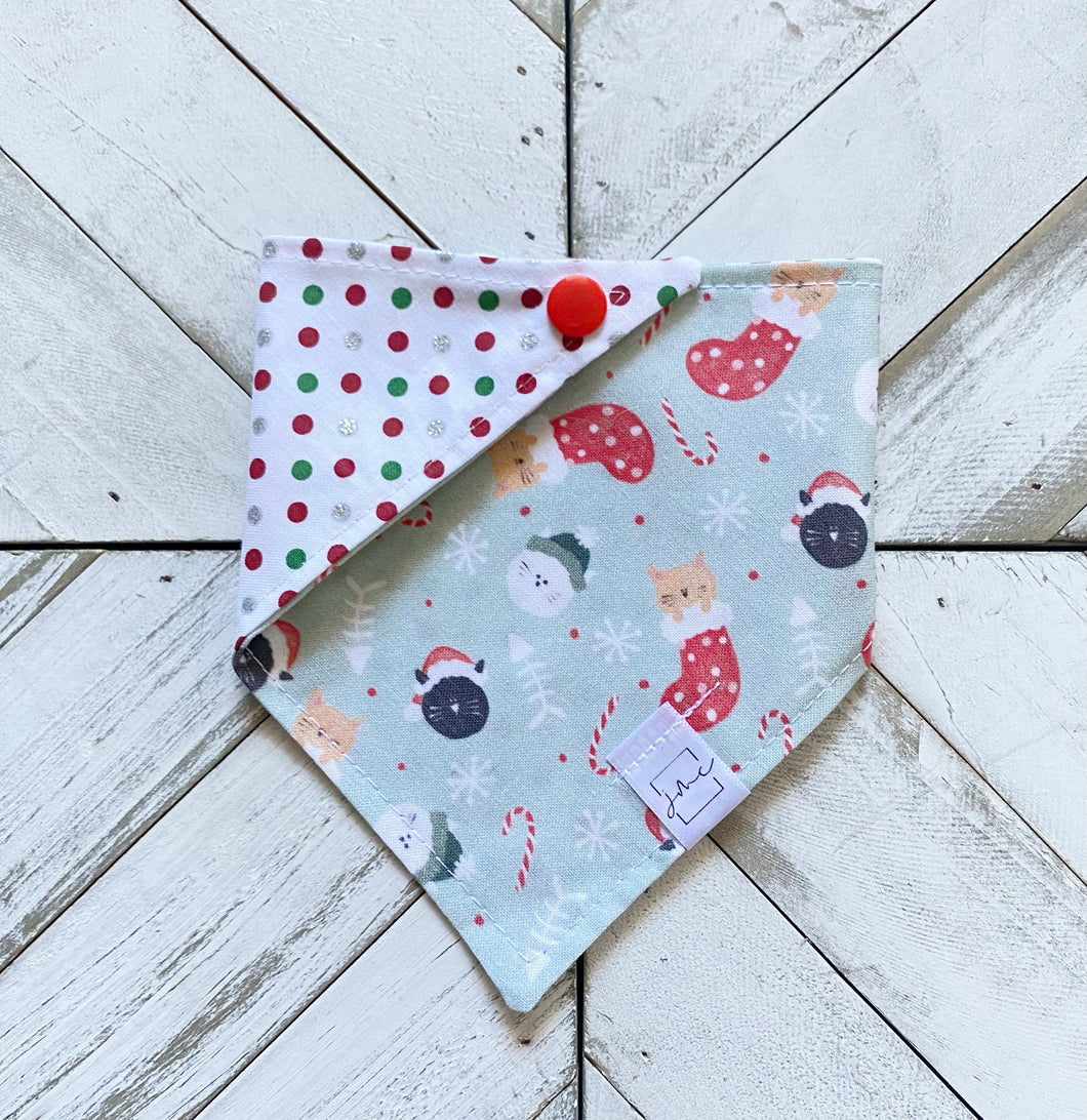 Kitty Christmas Pet Bandana