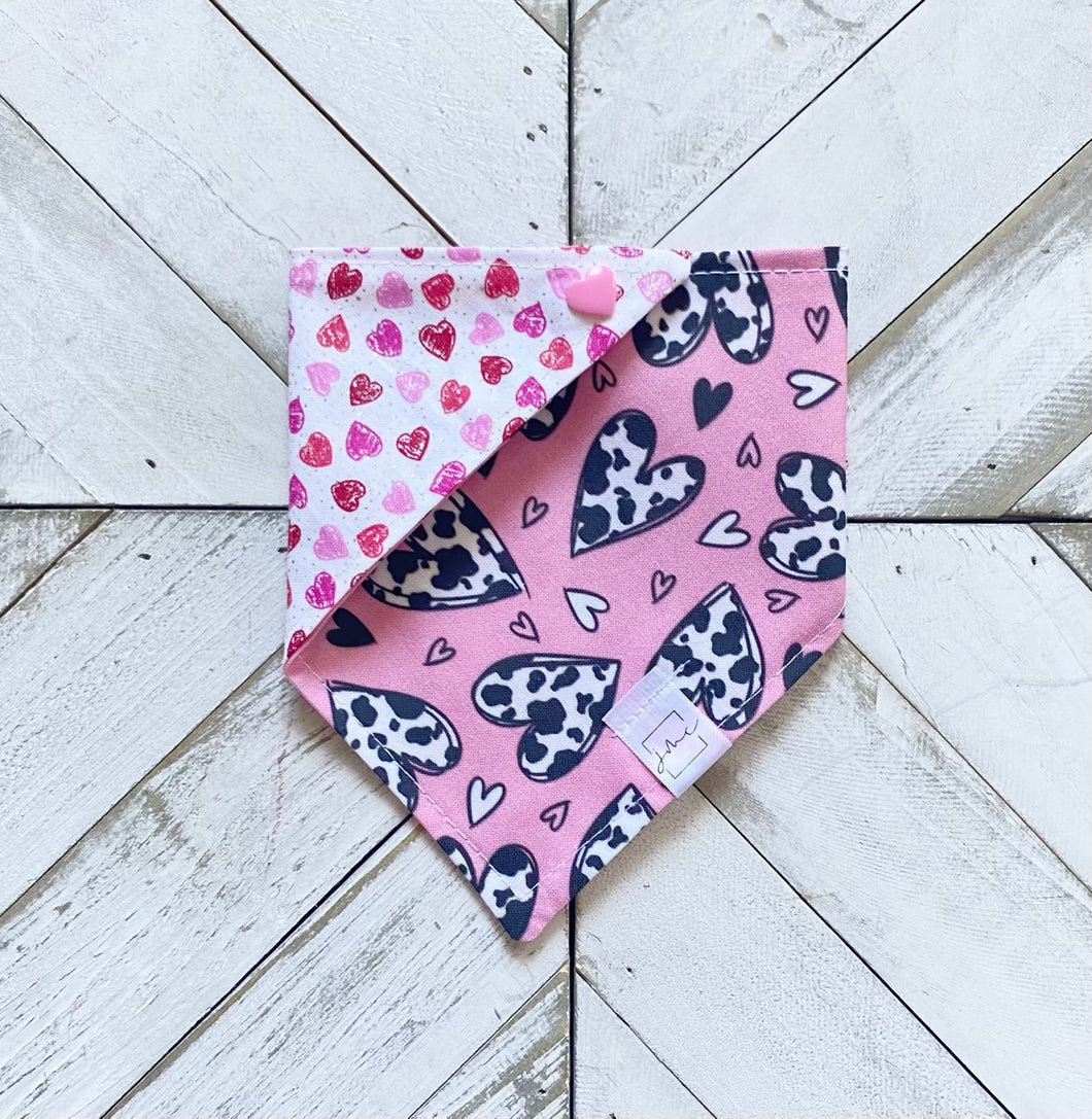 I Love Moo Pet Bandana