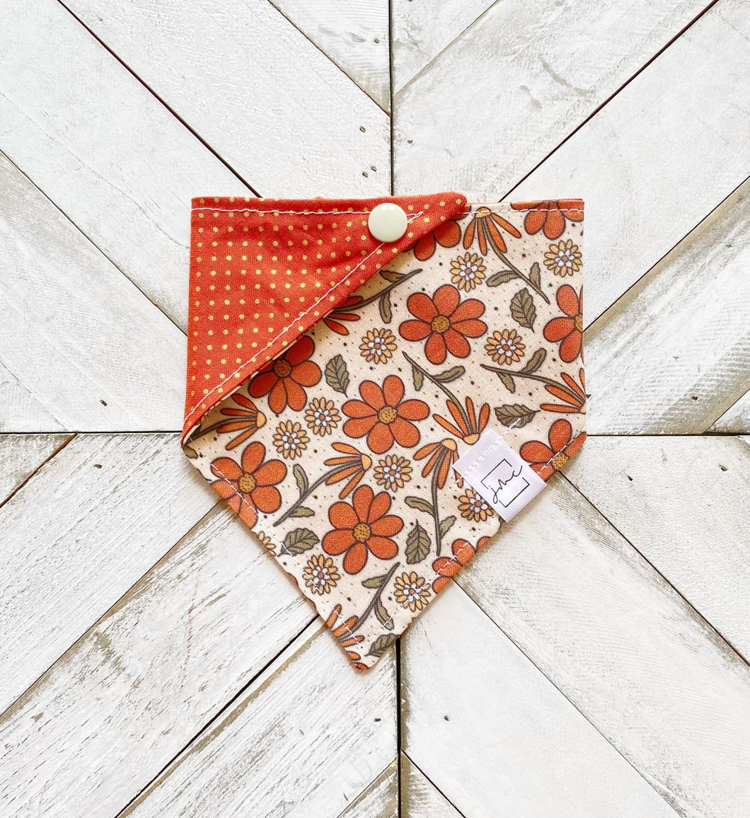 Falling For Floral Pet Bandana