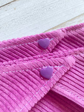 Load image into Gallery viewer, Magenta Corduroy Pet Bandana
