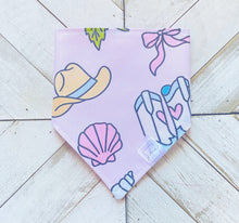 Load image into Gallery viewer, Coastal Cowgirl Pet Bandana
