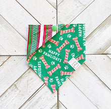 Load image into Gallery viewer, Happy Pawlidays Pet Bandana
