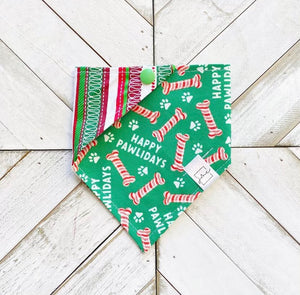 Happy Pawlidays Pet Bandana