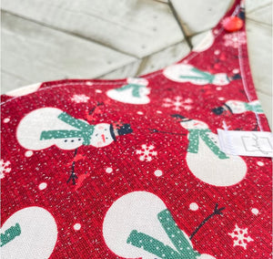 Shimmer Snowmen Pet Bandana