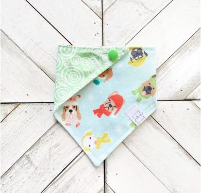 Bundled Up Pups Pet Bandana