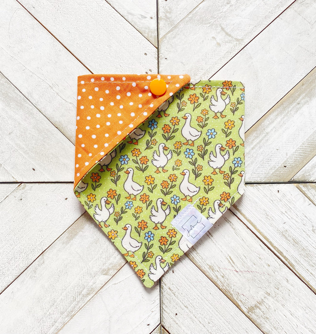 Ducks & Daisies Pet Bandana