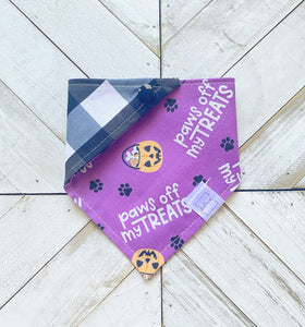 Paws Off My Treats Pet Bandana
