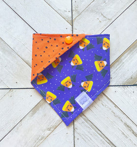 Candy Corn Creepers Pet Bandana