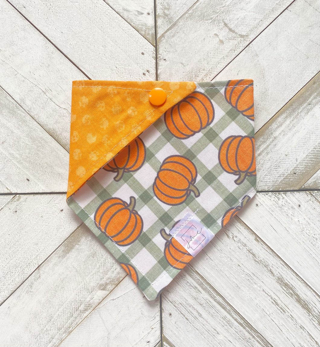 Plaid Patch Pet Bandana