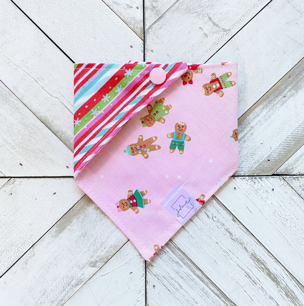 Gingerbread Friends Pet Bandana