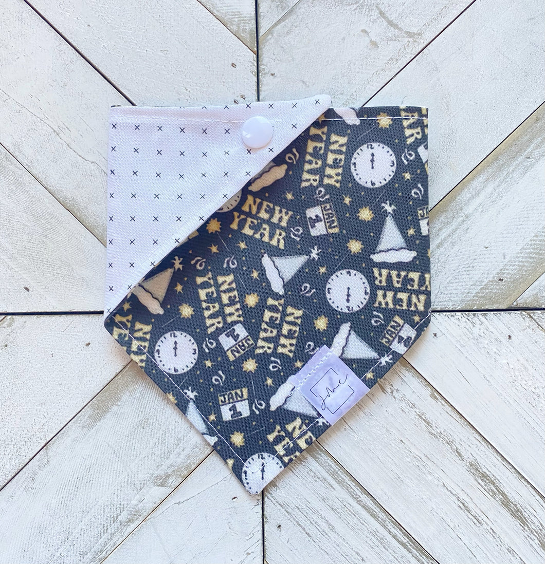 Happy New Year Pet Bandana