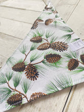 Load image into Gallery viewer, Winter Pine Pet Bandana
