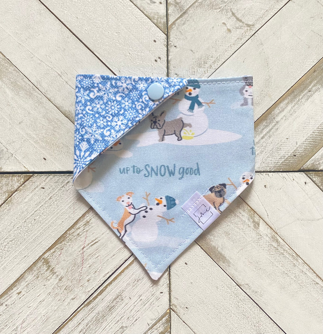 Up To Snow Good Pet Bandana