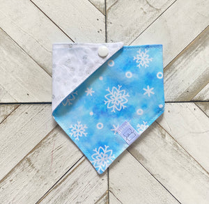 Snow Flurries Pet Bandana