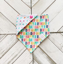 Load image into Gallery viewer, Happy Birthday Pet Bandana
