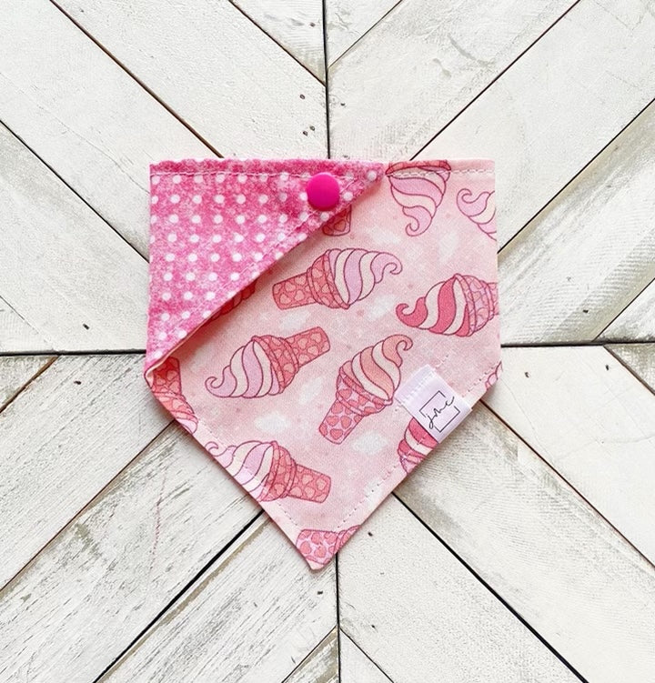 Ice cream Date Pet Bandana