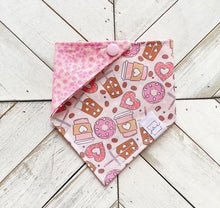 Load image into Gallery viewer, Coffee Date Pet Bandana
