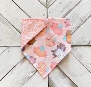 When Pigs Fly Pet Bandana