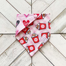 Load image into Gallery viewer, Pup Cup Love Pet Bandana
