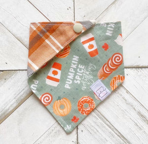 Pumpkin Spice Everything Pet Bandana