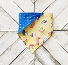 Load image into Gallery viewer, Sushi Roll Pet Bandana
