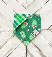 Load image into Gallery viewer, Pup Cups Of Luck Pet Bandana
