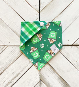 Pup Cups Of Luck Pet Bandana