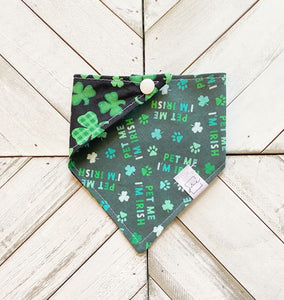 Pet Me I’m Irish Pet Bandana