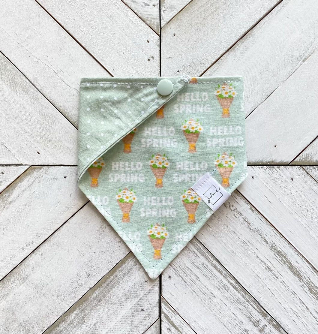 Hello Spring Pet Bandana