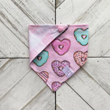 Load image into Gallery viewer, Donut Break My Heart Pet Bandana
