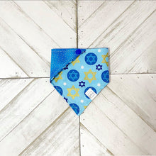 Load image into Gallery viewer, Happy Hanukkah Pet Bandana
