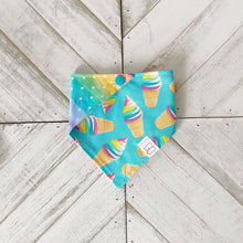 Load image into Gallery viewer, Rainbow Swirl Pet Bandana
