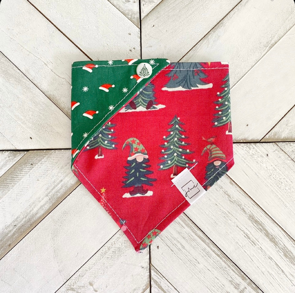 Gnome Tree Pet Bandana