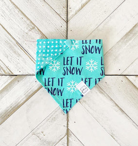Let It Snow Pet Bandana